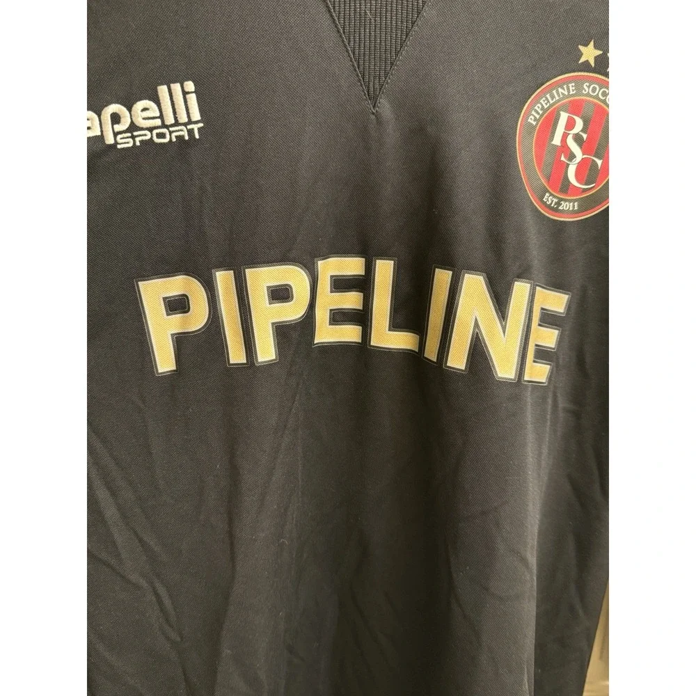Capelli Sport Pipeline Mens‎ XL Soccer Club shirt long sleeve black